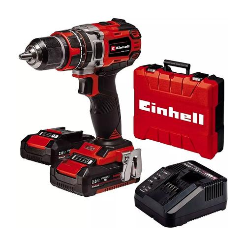 Taladro percutor atornillador inalámbrico de 13mm Einhell TE-CD 18/50 Li-i BL Kit - 0