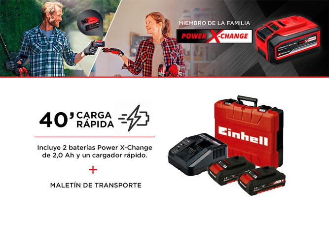 Taladro percutor atornillador inalámbrico de 13mm Einhell TE-CD 18/50 Li-i BL Kit - 5