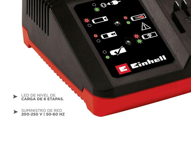 Cargador Einhell Power X-Cargador rápido 4A - 3