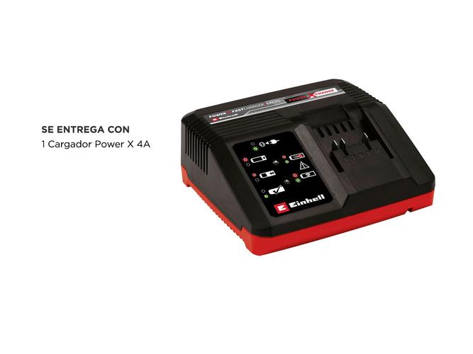Cargador Einhell Power X-Cargador rápido 4A - 4