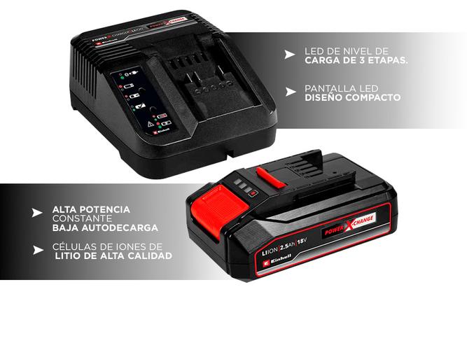 Lijadora Orbital TC-OS 18187 Li Solo Einhell Kit de inicio Power X-Change - 5