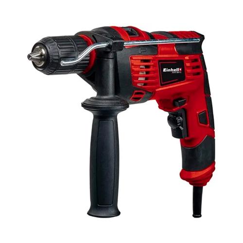 Taladro percutor Atornillador Einhell TC-ID 720 Ergonómico y seguro portabrocas de 1,5 a 13 mm - 0