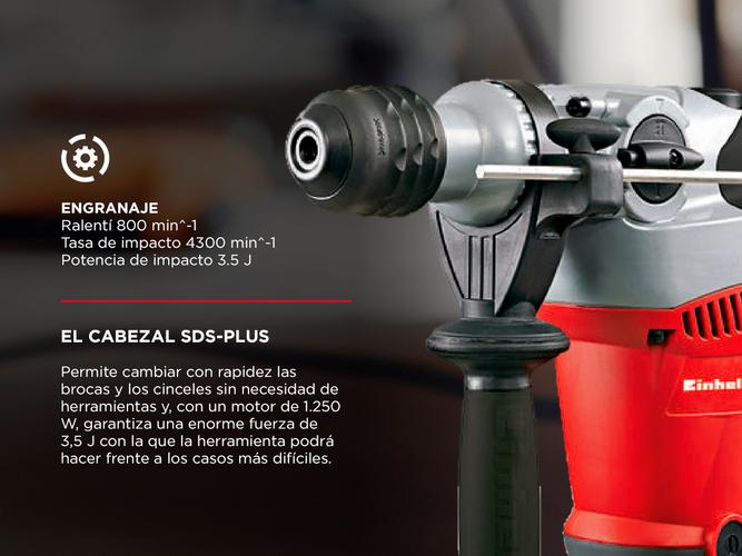 Rotomartillo Einhell RT-RH 32 Martillo Perforador 1250 Watts de potencia - 3