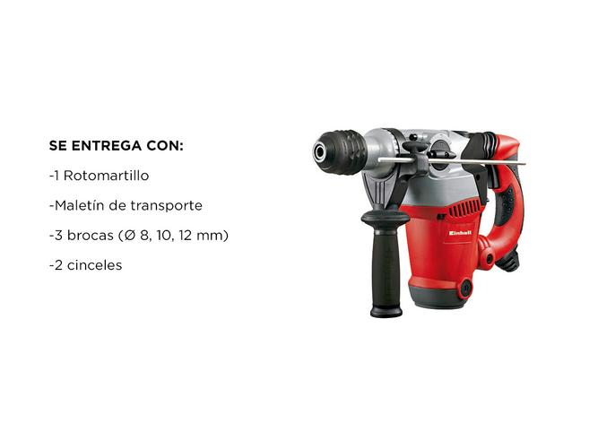 Rotomartillo Einhell RT-RH 32 Martillo Perforador 1250 Watts de potencia - 5
