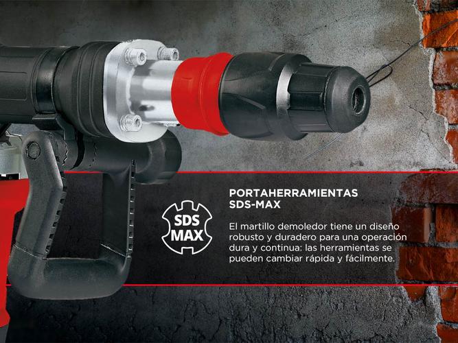 Martillo Demoledor Einhell TE-DH 32 1500 W con maletín de trasporte - 3