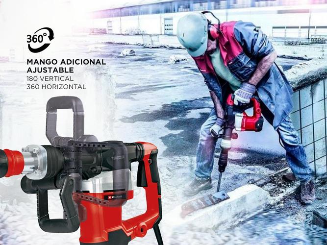 Martillo Demoledor Einhell TE-DH 32 1500 W con maletín de trasporte - 5