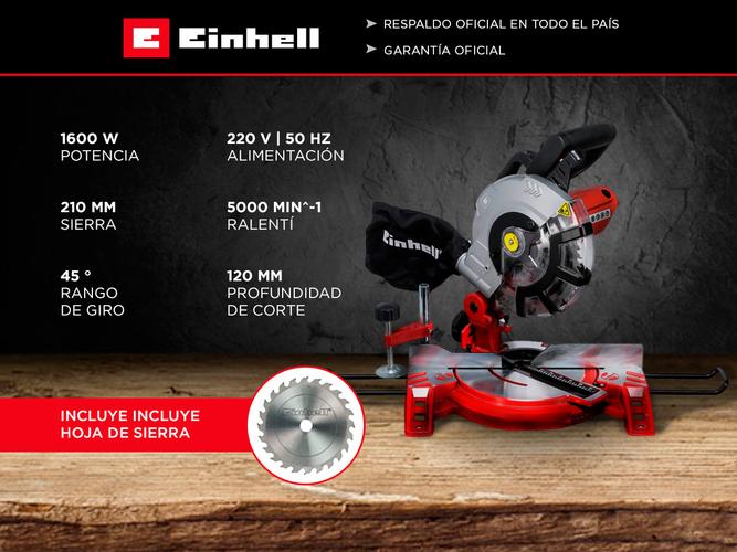 Sierra Ingletadora Einhell Tc-ms 2112 1600w - 1