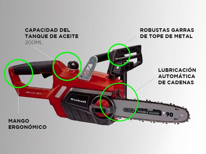Motosierra Inalámbrica Einhell GE-LC 18 Li solo - 3