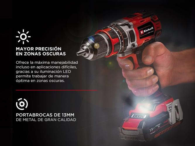 Taladro percutor Inalámbrico Einhell TE-CD 18/50 Li-i BL-Solo Motor Sin escobillas. - 3