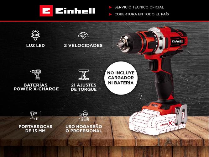 Taladro Atornillador Inalambrico Einhell TE-CD 18-40 Li Solo Outlet - 1
