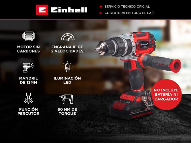 Taladro Percutor Inalámbrico Einhell Con Power X-Change - 1