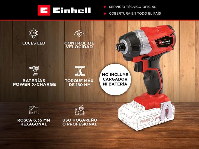 Atornillador De Impacto Inalambrico Einhell TP-CI 18 Li BL-Solo - 1