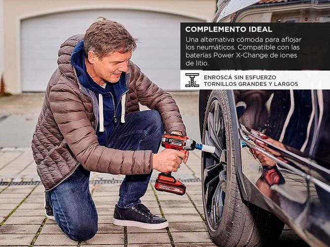 Llave De Impacto Inalambrico Einhell  Cargador  Bateria 2500mah - 3
