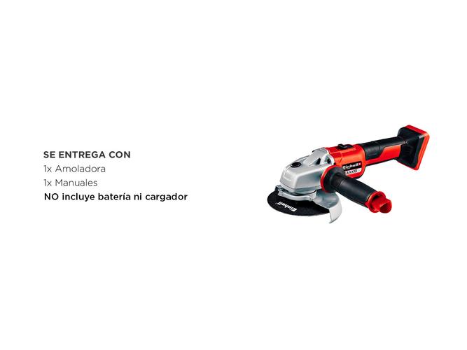 Amoladora Angular Inalámbrica Einhell AXXIO 125mm Sin bateria - 5