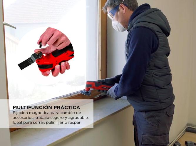 Herramienta Inalámbrica Multifunción Einhell TC-MG 18 Li-Solo Accesorios Sin bateria - 2