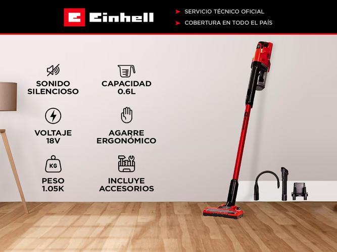 Aspiradora Einhell Con Mango Inalambrica 0.6L TE-SV 18 Li-Solo Sin bateria - 1