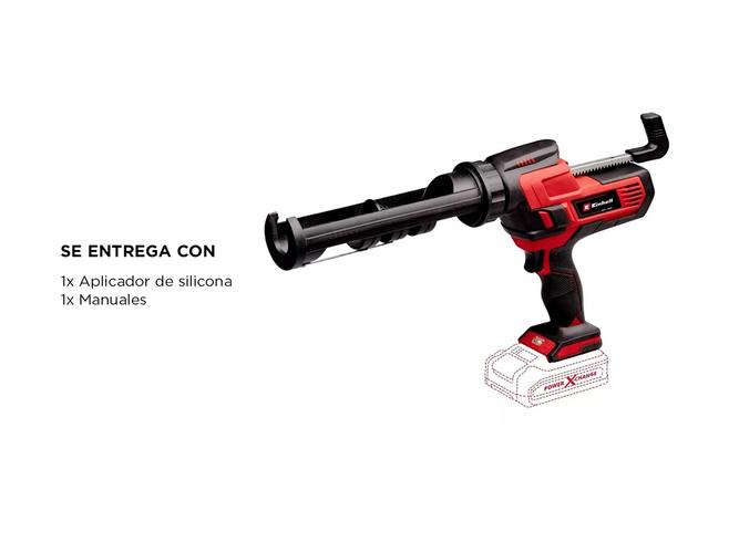 Aplicador De Silicona Regulable Einhell Te-Sg  18/10 Li-SOLO Led Sin Bateria - 5