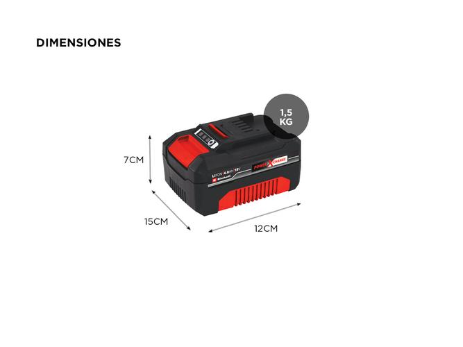 Starter Kit 4.0 Ah Einhell Bateria Litio 18v 4.0amp + Cargador - 4