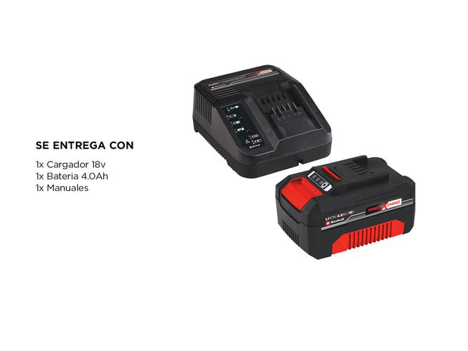 Starter Kit 4.0 Ah Einhell Bateria Litio 18v 4.0amp + Cargador - 5