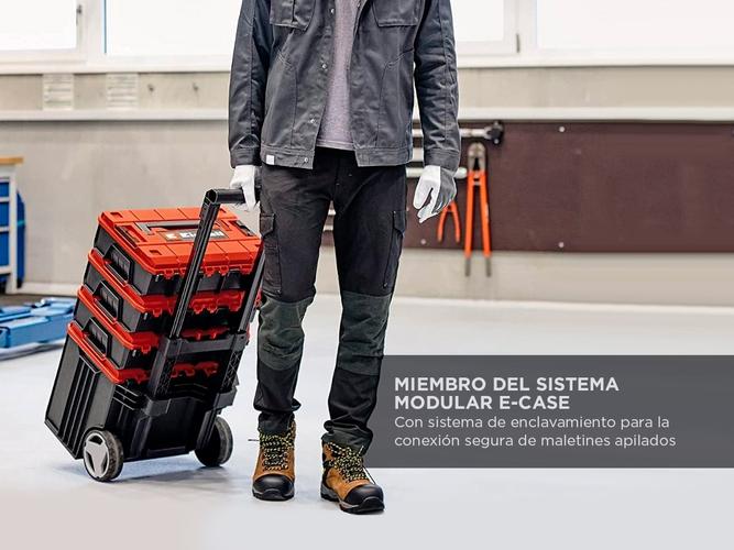 Maletín Apilable Caja Transportable Einhell E-case Con Ruedas Resistente - 2