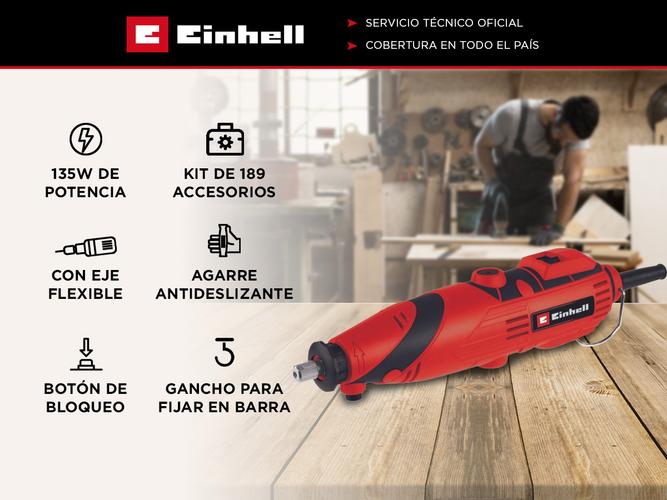Minitorno  Einhell TH-MG 135W + 189 Accesorios - 1