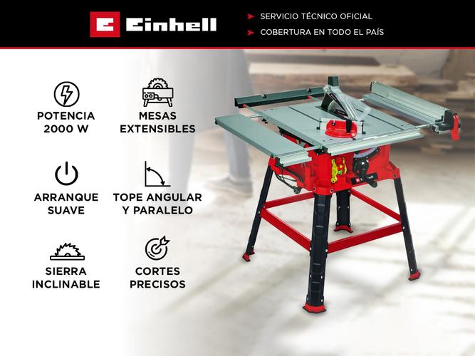 Sierra Circular De Mesa Einhell TC-TS 2225 U 2000w 250mm - 1