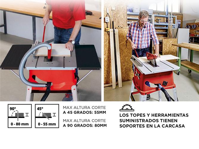 Sierra Circular De Mesa Einhell TC-TS 2225 U 2000w 250mm - 3