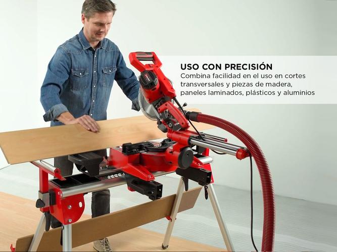 Ingleteadora Telescopica Einhell TE-SM 254 Dual 2100w Laser Disco 254mm 10 Pulgadas Outlet - 2