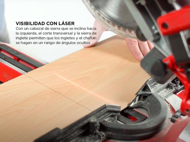 Ingleteadora Telescopica Einhell TE-SM 254 Dual 2100w Laser Disco 254mm 10 Pulgadas Outlet - 3