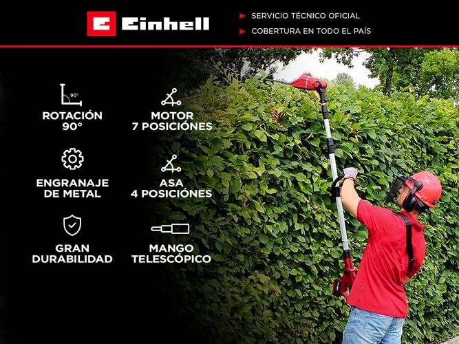 Kit Podadora y Cortacerco de Altura Inalámbrica Einhell GE-HC  Bateria  Cargador 18V 25 Ah - 1