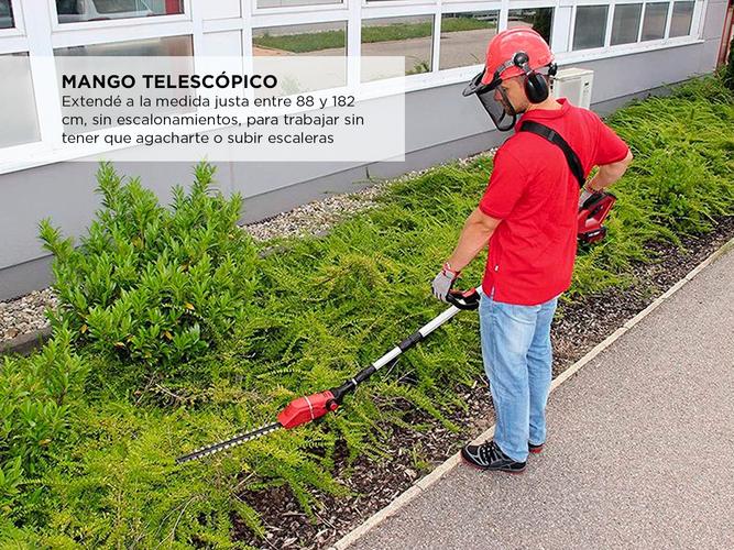 Kit Podadora y Cortacerco de Altura Inalámbrica Einhell GE-HC  Bateria  Cargador 18V 25 Ah - 3