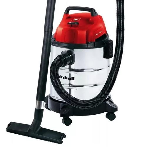 Aspiradora De Tacho Einhell TC-VC 1820 S 20L 1250W Acero Inox Polvo Agua Ruedas - 0