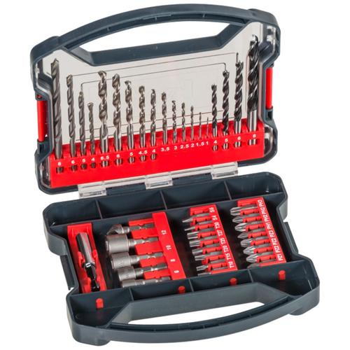 Juego Set Kit Mechas Puntas Y Accesorios Maletin 41 Piezas Kwb Einhell - 0