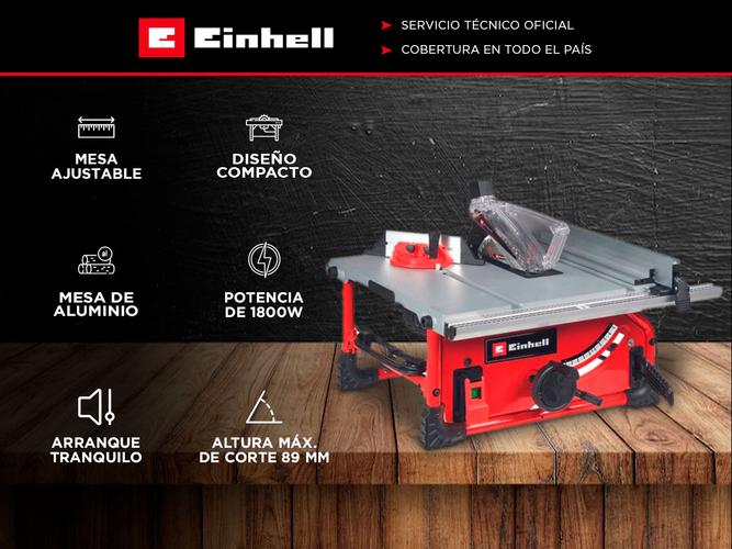 Sierra Circular de Banco Einhell E-TS 254 T 1800W - 1