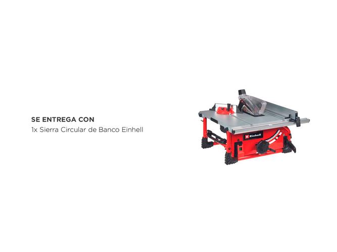 Sierra Circular de Banco Einhell E-TS 254 T 1800W - 5
