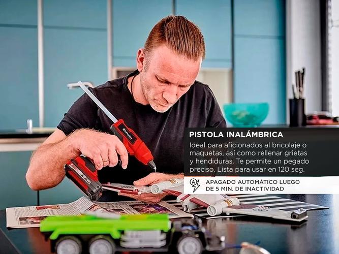 Pistola Encoladora Silicona Einhell Inalámbrica TE-CG 18 LI Solo - 2