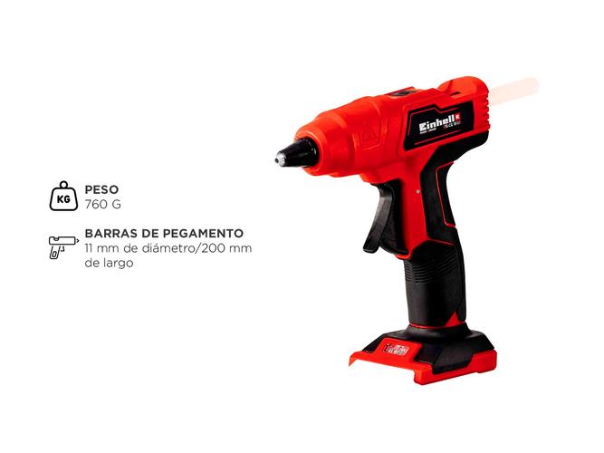 Pistola Encoladora Silicona Einhell Inalámbrica TE-CG 18 LI Solo - 4