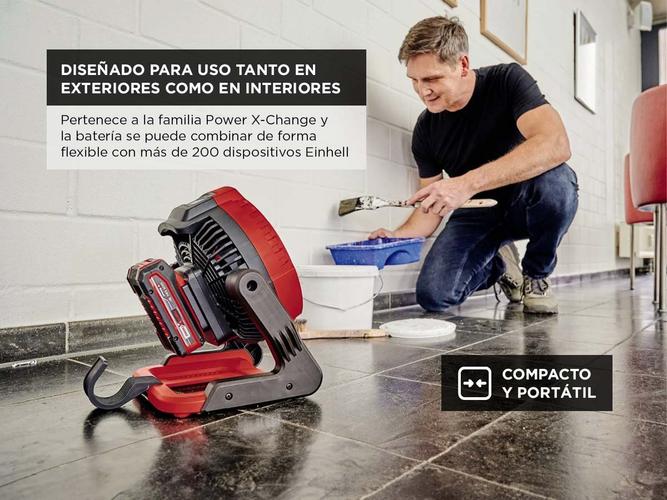 Ventilador Inalámbrico Einhell GE-CF 18/2200 Li-Solo - 2