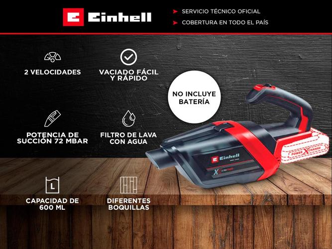 Aspiradora de Mano Inalámbrica Einhell TE-HV 18/06 Li – Solo - 1
