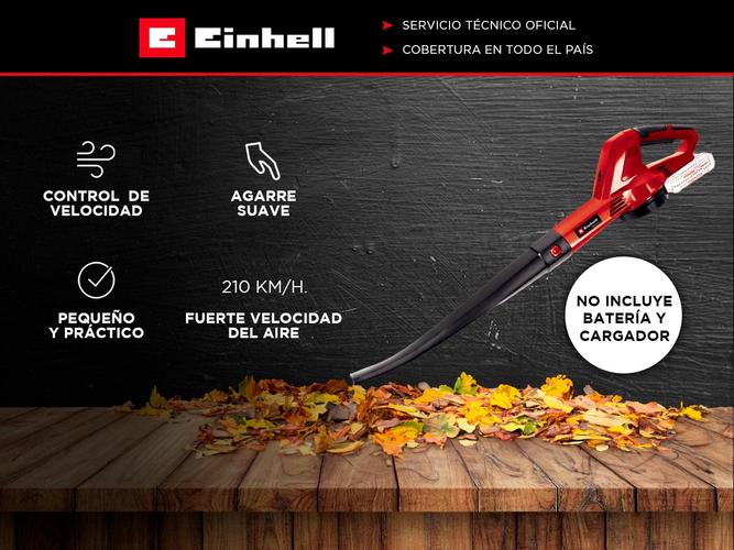Kit Soplador de Hojas Inalámbrico Einhell GE-CL  batería y cargador 40ah - 1