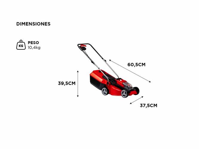 Cortacésped Inalámbrico Einhell GE-CM 18/30 LI SOLO - 3