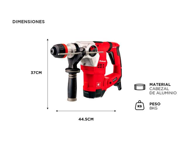 Rotomartillo Taladro Percutor Einhell RT-RH 32 Kit 1250W 3.5J Sds Plus - 4