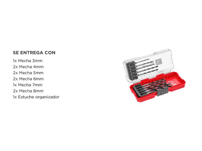 Juego 10 Mechas Madera Einhell 49108733 - 4