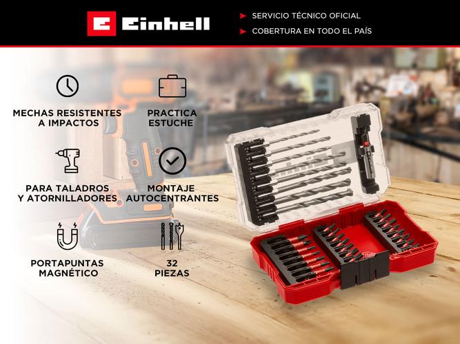 Juego Mechas Puntas Porta-Punta Magnetico Einhell Kwb Impac 49108753  - 1