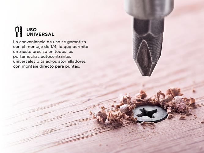 Juego Mechas Puntas Porta-Punta Magnetico Einhell Kwb Impac 49108753  - 2