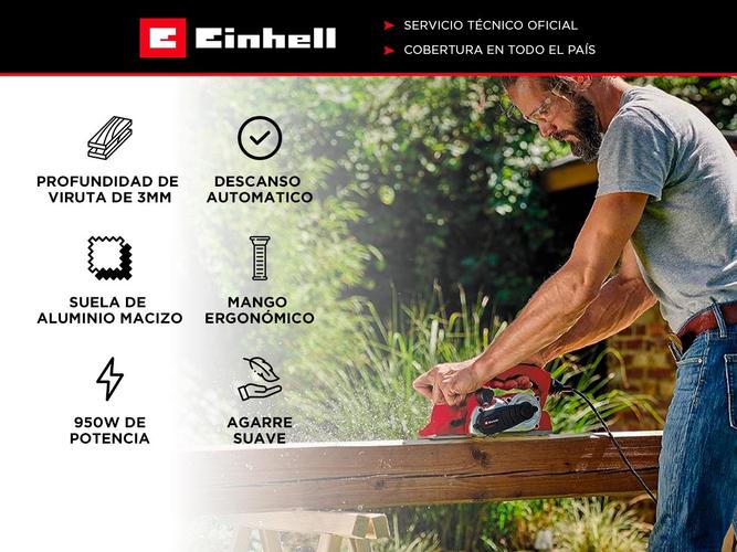 Cepillo Electrico Einhell TE-PL 900 950W 3mm - 1