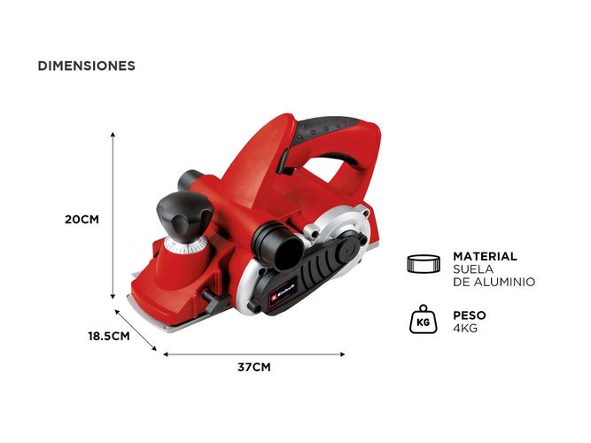 Cepillo Electrico Einhell TE-PL 900 950W 3mm - 4