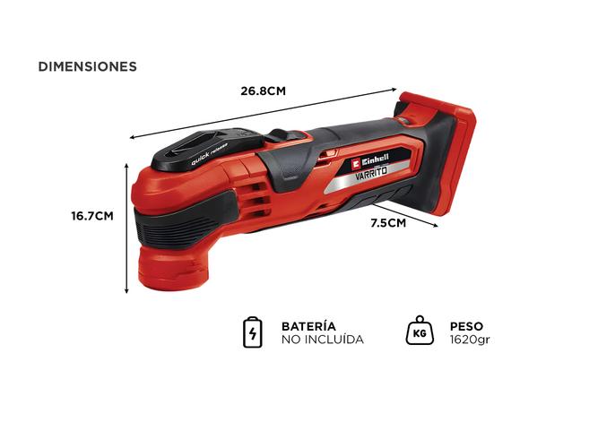 Herramienta Inalámbrica multifunción Einhell 4465160  - 4
