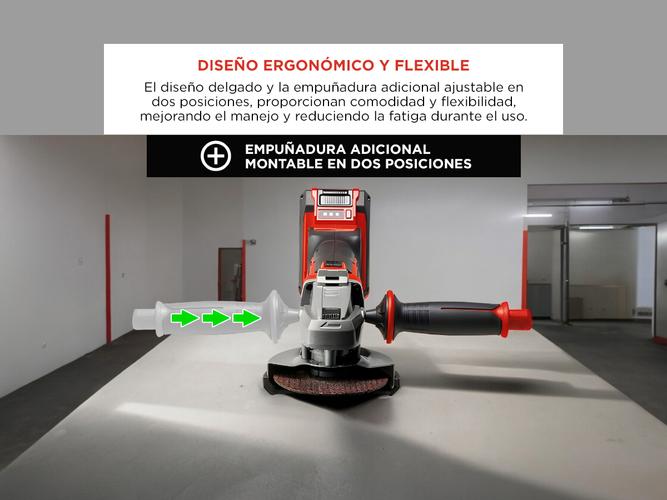 Amoladora Angular Inalámbrica Einhell TE-AG 18115-2 Li - Solo - 2