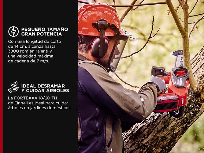 Motosierra Inalámbrica de Mano Einhell Fortexxa 1820 TH - 3